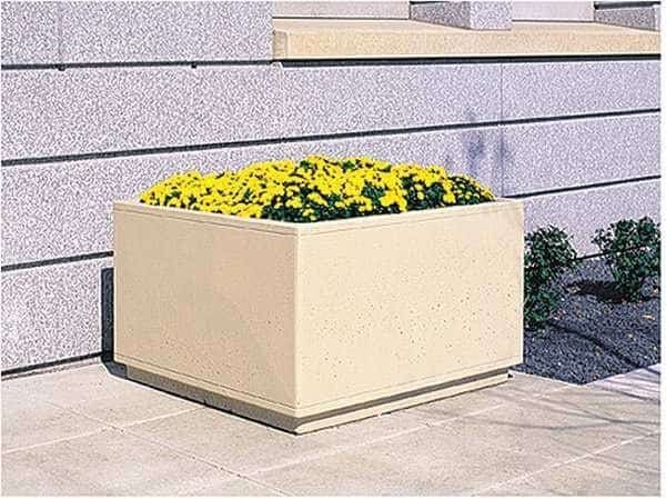 Planter, Square, 72in.Lx72in.W, 36in.H, Wausau Tile, Mfr#: TF4209W22