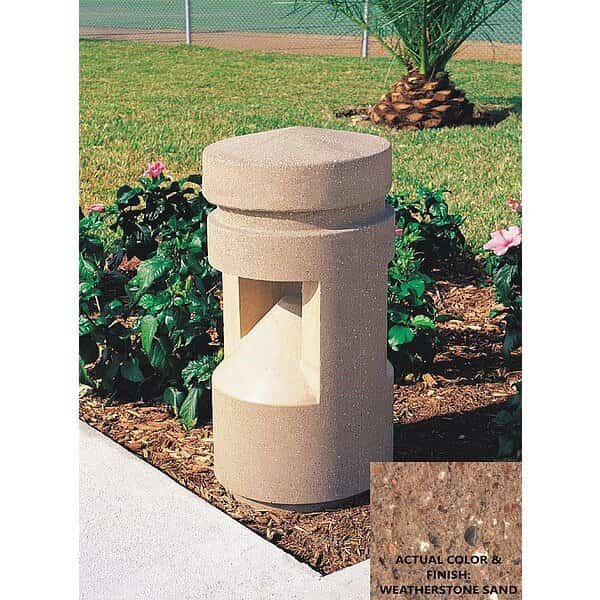 Bollard, Square, 18in.Lx18in.Wx36in.H