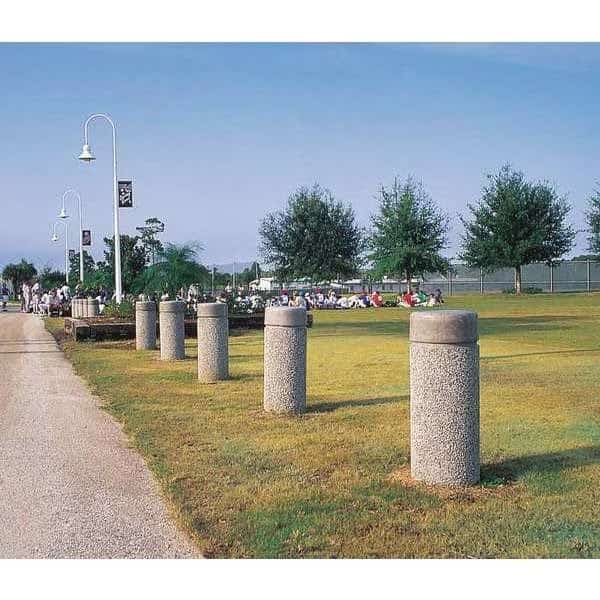 Bollard, Round, 18in.Lx18in.Wx48in.H