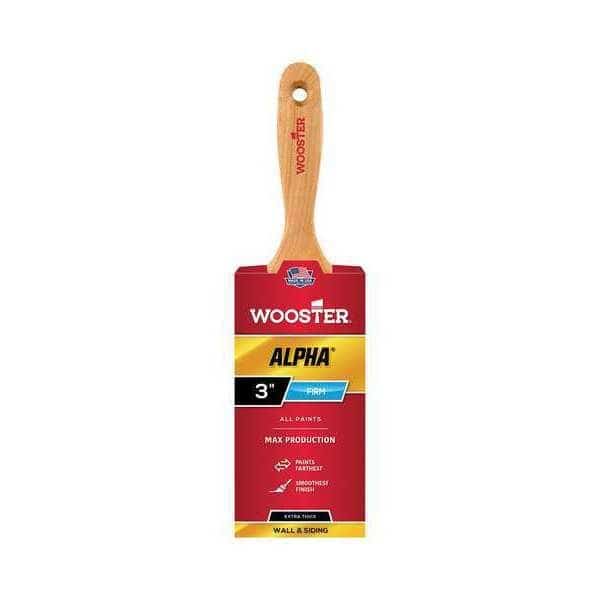 3" Wall Firm, Micro Tip Bristle, Paint Brush, Wood Handle