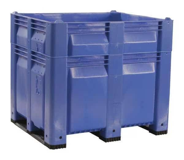 Bulk Container,Blue,Solid,40 in, Mfr#: C40SBL3-H46, DECADE PRODUCTS