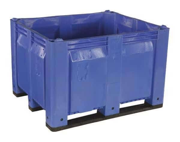 Bulk Container,Blue,Solid,40 in, Mfr#: M40SBL1, DECADE PRODUCTS