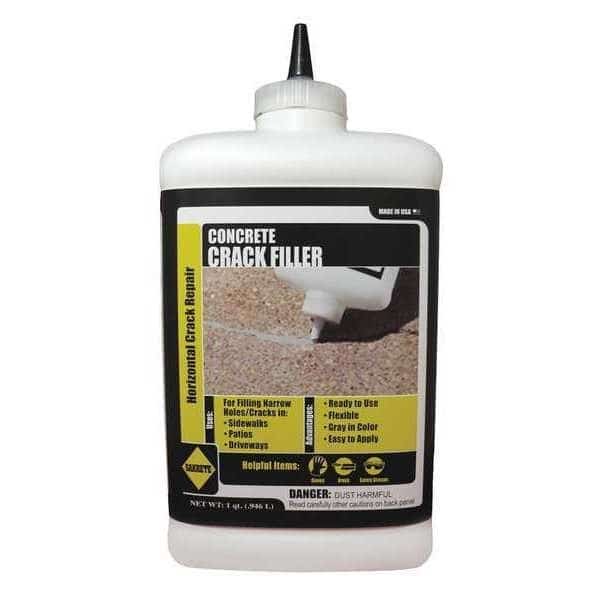 Crack Filler, Bottle, Gray, Concrete Crack Filler