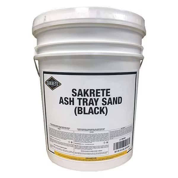 Ash Tray Sand,50 lb.,Black, Mfr#: 120017, SAKRETE
