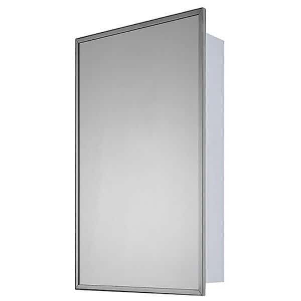 16" x 26" Deluxe Surface Mounted SS Framed Medicine Cabinet