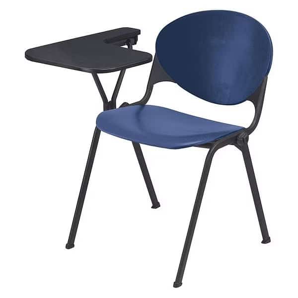 Stacking School Chair, Navy Finish