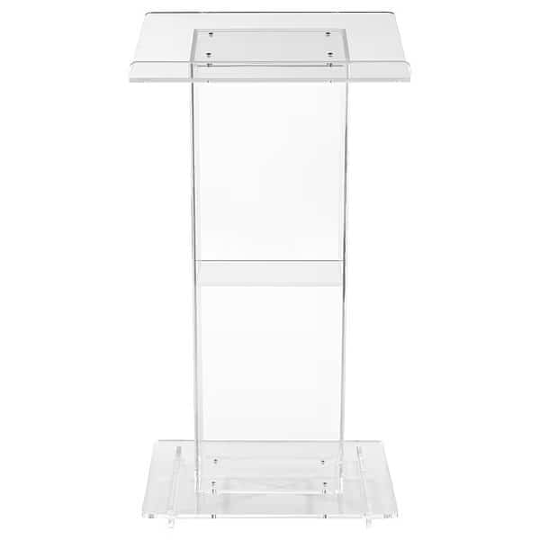 Acrylic Lectern w/Shelf