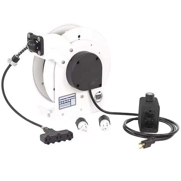 35 ft. 16/3 Retractable Cord Reel 10 Amps, KH INDUSTRIES, Mfr# RTAN3LW-WCL515-B16H