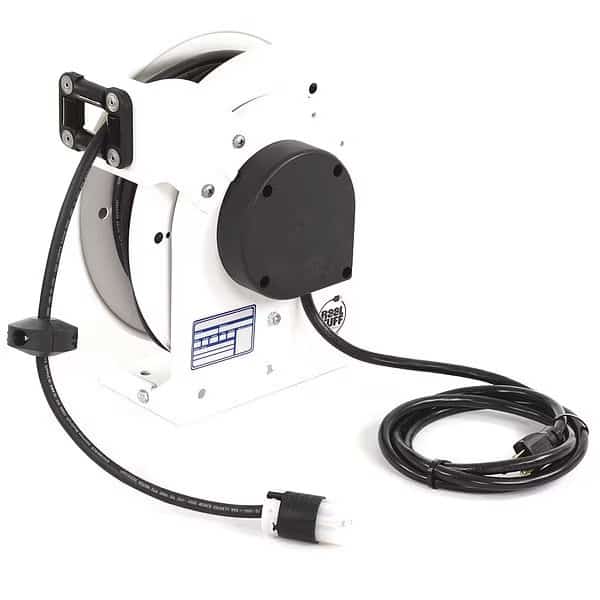 25 ft. 12/3 RTA Reel, 25 Feet of 12/3, Black SJOW 15 Amps, Kh Industries, Mfr#: RTAN3LW-WC515-J12F