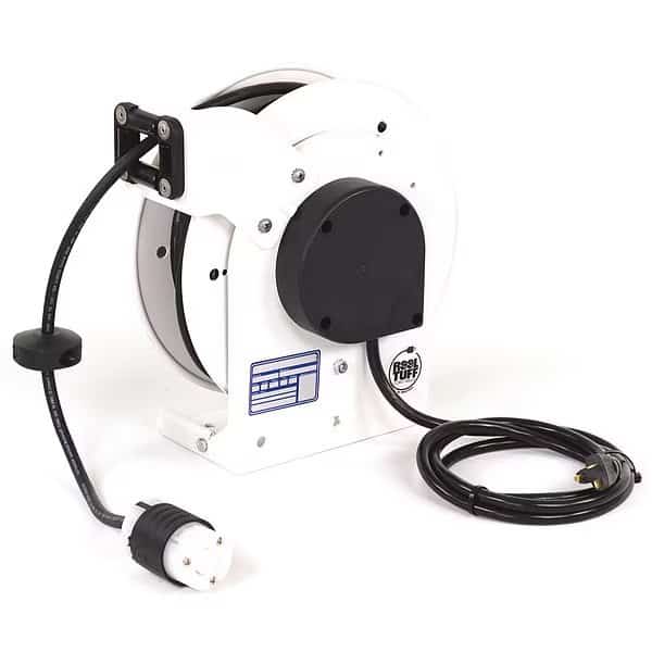 25 ft. 12/3 Retractable Cord Reel 20 Amps, KH INDUSTRIES, Mfr# RTAN3LW-WCL520-J12F