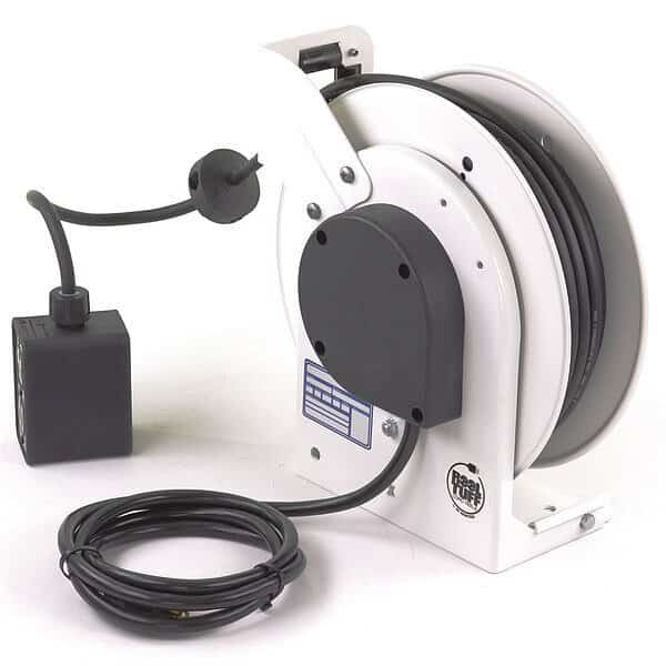 Cord Reel, 12 AWG, White Reel Color, 50 ft Length