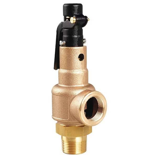 Sfty Vlve, 50 psi, 1 1/4 MNPT x 1 1/2 FNPT