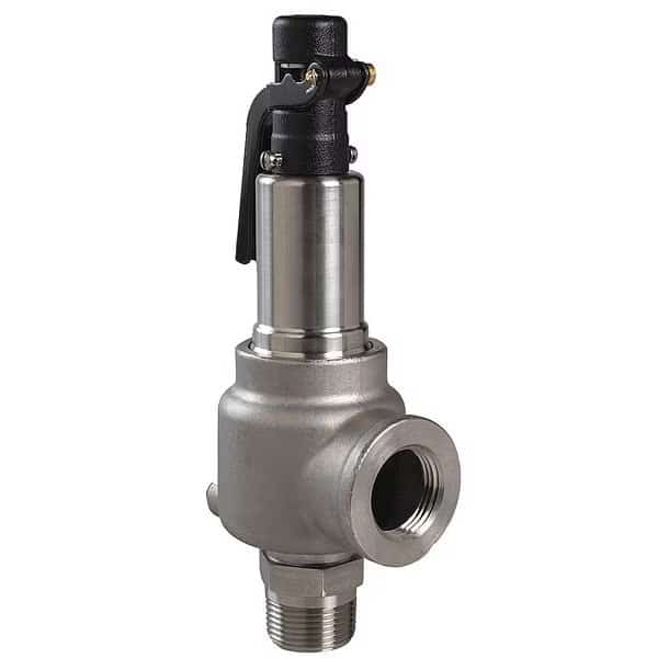 Sfty Vlv, 450 psi, 1/2 MNPTx3/4 FNPT Sries, AQUATROL, Mfr# 743DC1M1K1-450