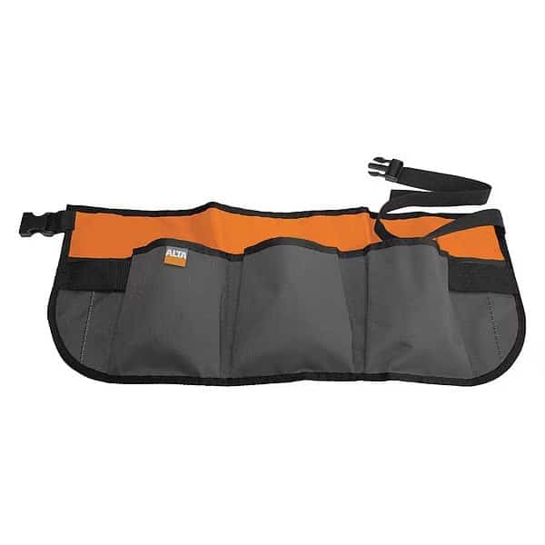 Waist Apron Gray/Orange 7 Pocket, Gray and Orange, Nylon, 7 Pockets