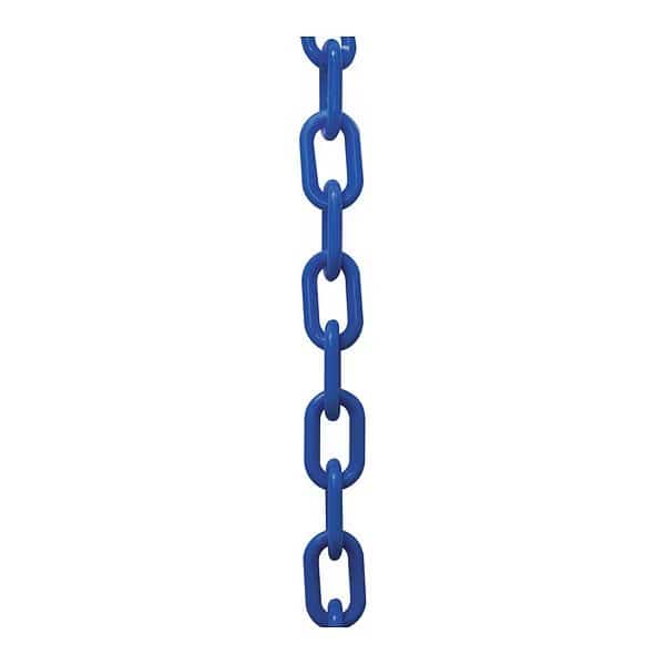 Plastic Chain, 2" x 500 ft., Blue