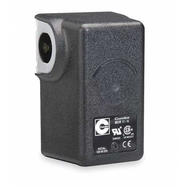 Pressure Switch, (1) Port, 1/4 in FNPT, DPST, 20 to 105 psi