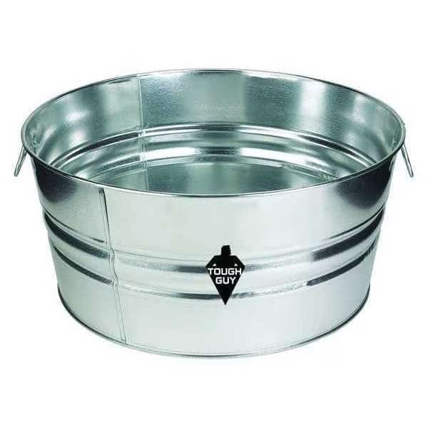 Utility Tub, 15 gal., Silver