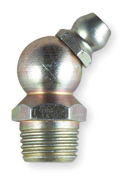 Grease Fitting,1/4-19,PK10 , Mfr#: 3ANZ5