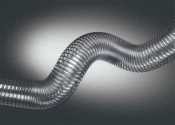 Ducting Hose, 3 In. ID, 25 ft. L, PVC
