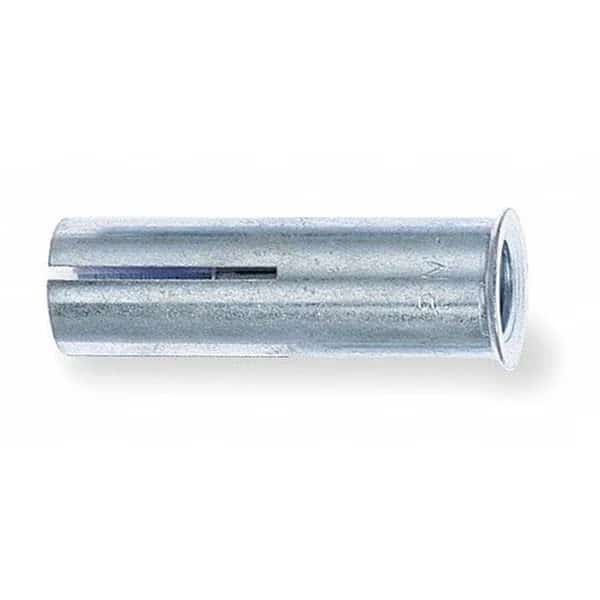 Multi-Set II Drop-In Anchor, 5/8 in Dia, 2" L, Steel Zinc Plated, 50 PK