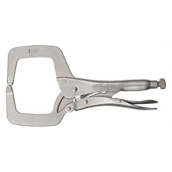 Vise-Grip 11" Locking C-Clamp, 11R, Easy Release Trigger, 3-3/8" Jaw Opening, Alloy Steel