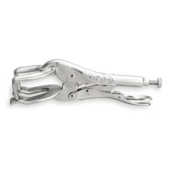 Locking Welding Clamp, 9", 2-3/4" Cap.