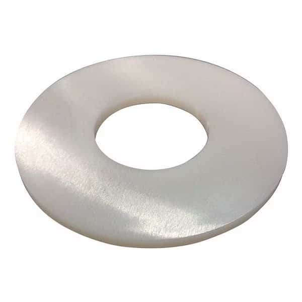 Flat Washer, For Screw Size 3/4" , Nylon Plain Finish, 5 PK