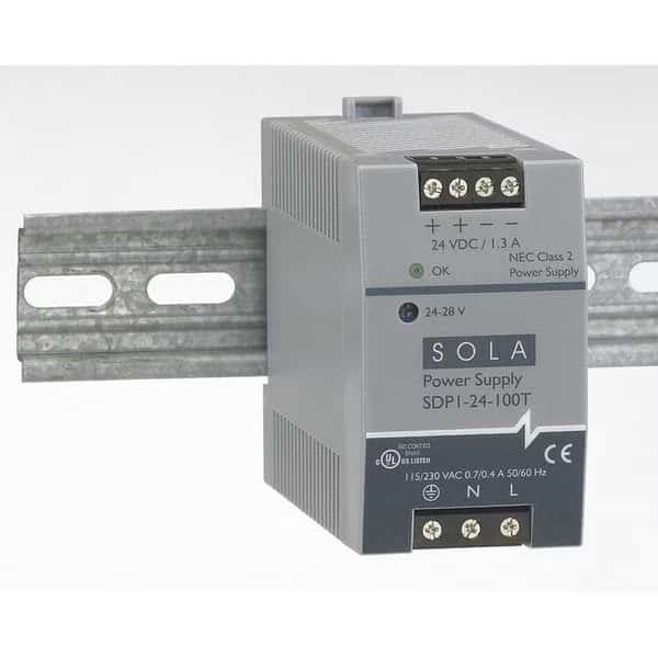 DC Power Supply, 10-12VDC, 3-2.5A, 43-67Hz, SOLAHD, Mfr# SDP212100T