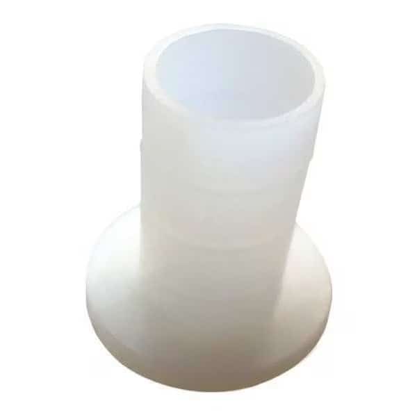 Shoulder Washer, Fits Bolt Size #8 Nylon, Natural Finish, 40 PK