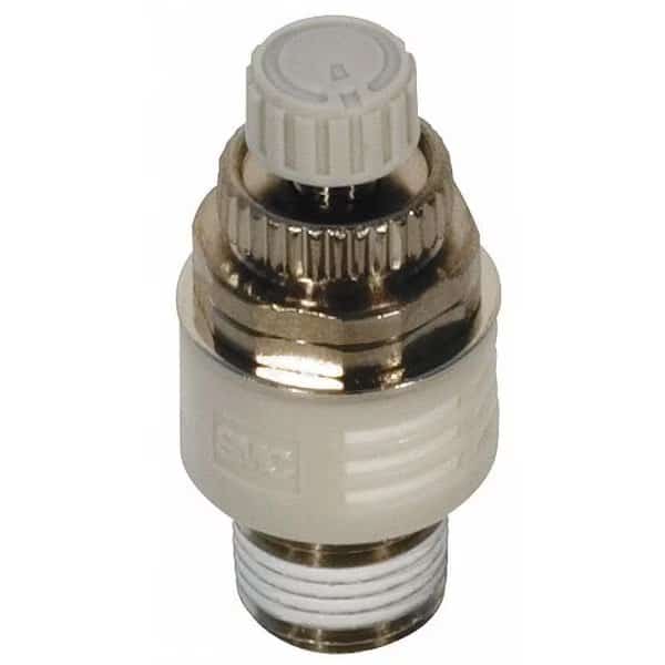 Exhaust Port Flow Control,1/8" R(PT), Mfr#: ASN2-01, SMC