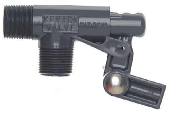 Float Valve, 3/4 In, PVC, Pipe Mount, KERICK, Mfr# PS75SS