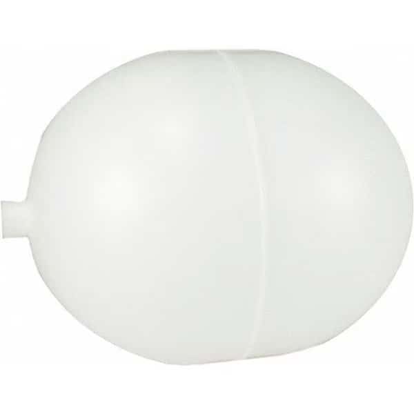 Float Ball, Oblong, Polyethylene, 4 In