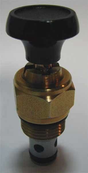 Cartridge Valve, NC Manual Poppet, 8 GPM