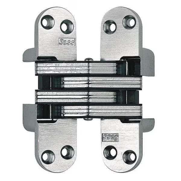 Hinge,Invisible,Satin Chrome,4 5/8 In, Mfr#: 218US26D, SOSS