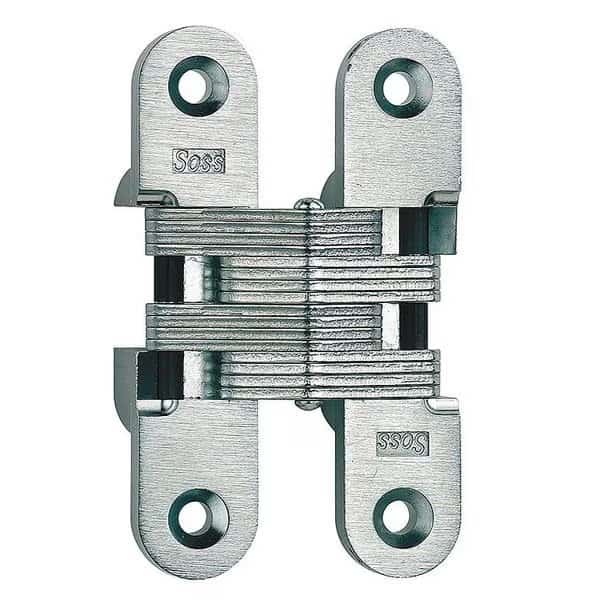 Hinge,Invisible,Satin Chrome,4 5/8 In, Mfr#: 216US26D, SOSS
