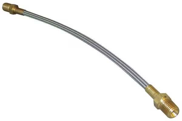 Flexible Hose Assembly, 1/8 In, 12 In L