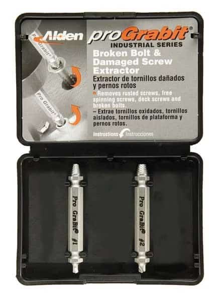 Drill/Extractor Set, 2 PC, No 4-1/4 In Cap