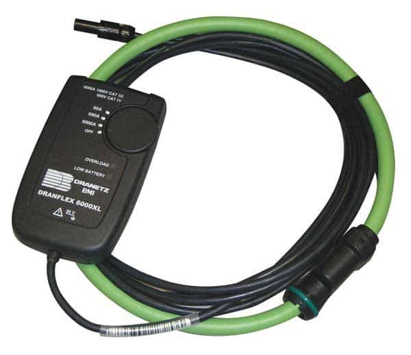 AC Clamp On Current Probe,60/600/6000A, Mfr#: DRANFLEX 6000XL/48, DRANETZ