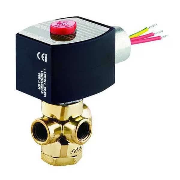 Solenoid Valve with ManualOperator,Brass, Mfr#: EF8320G174MS, ASCO