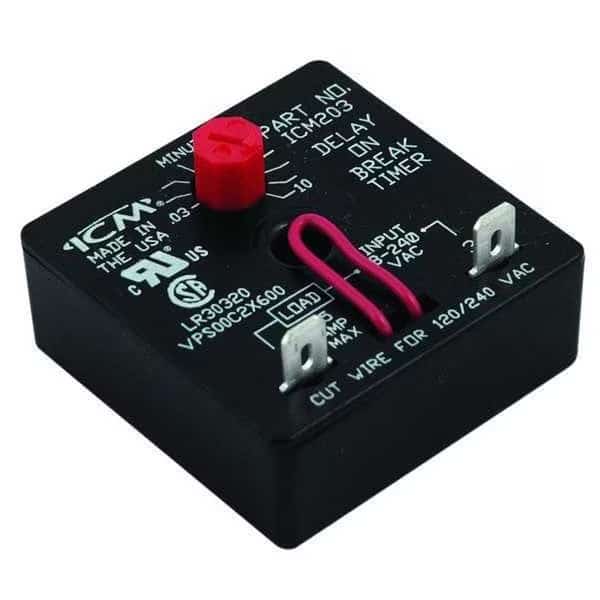 Time Delay Relay, Delay on Break, 18 To 240V AC, -, -