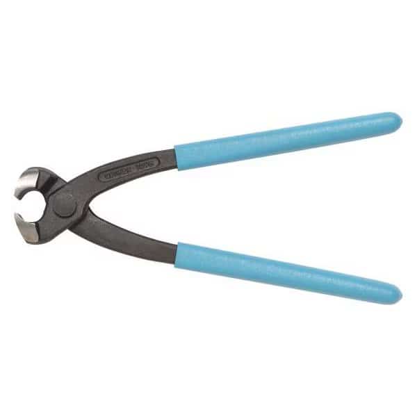 Standard Jaw Pinchers for Ear Clamps, Forged Steel, 8 7/8 in Length, Blue, Black