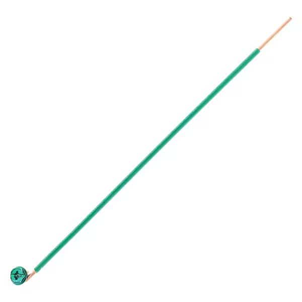 Grounding Pigtail, 12 AWG, Green, PK50