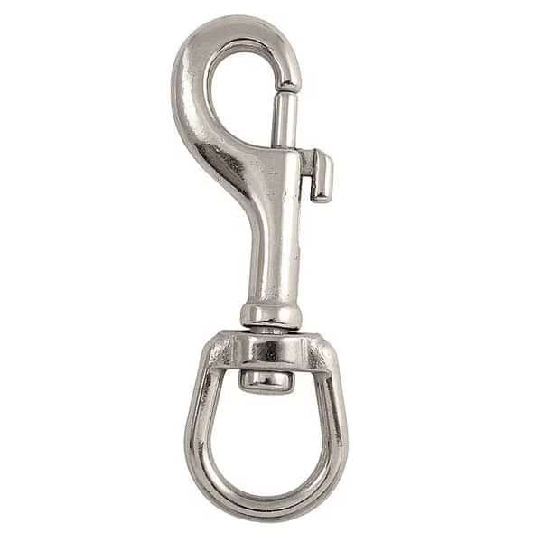 Slide Bolt Spring Snap, L 3 5/8 In