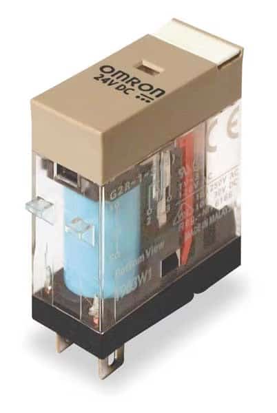 General Purpose Relay, 12V DC Coil Volts, Square, 5 Pin, SPDT, OMRON, Mfr# G2R-1-S-DC12(S)