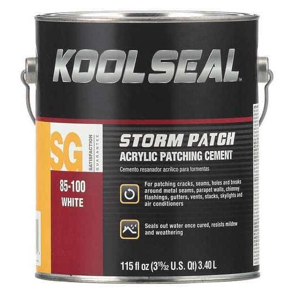 Acrylic Patching Cement,115 oz,White,Can, Mfr#: KS0085100-16, KOOL SEAL
