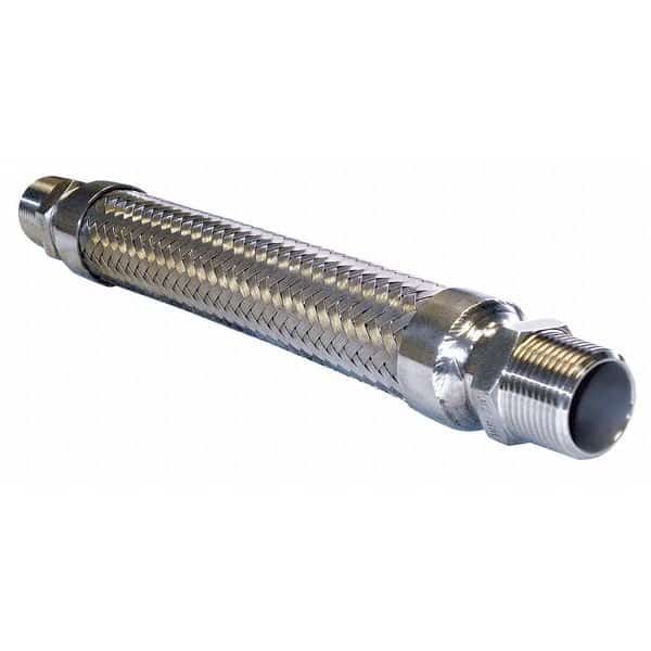 1-1/4" Dia x 18" L 321 SS Flexible Metal Hose