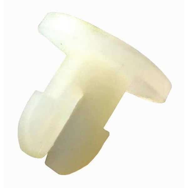 Push-In Rivet, Dome Head, 0.14 in Dia., 17/64 in L, Nylon Body, 40 PK