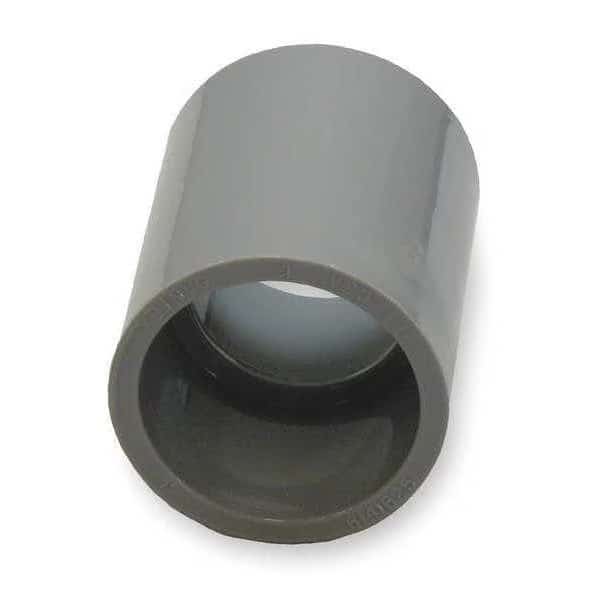 Coupling, 3 In., PVC, 3-55/69 In. L, CANTEX, Mfr# 6141630