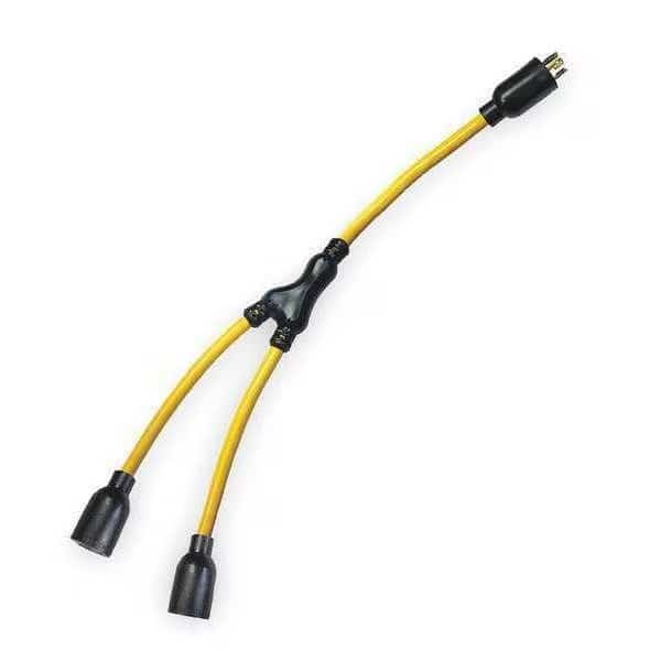 Cord Adapter, L14-30P, 3 ft., Yellow