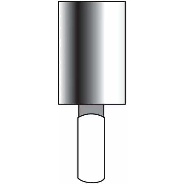 Gemini Vitrified Mounted Point, 1/2 x 3/4in, 60G, Grit: 60